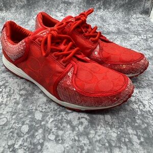 Coach women's Karine signature sequin sneakers